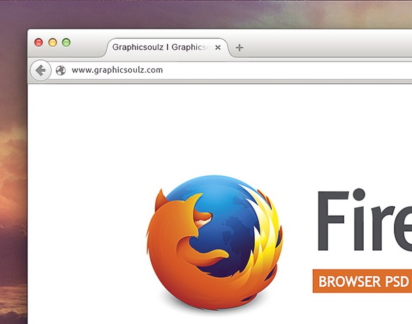 Firefox-Browser-Mockup