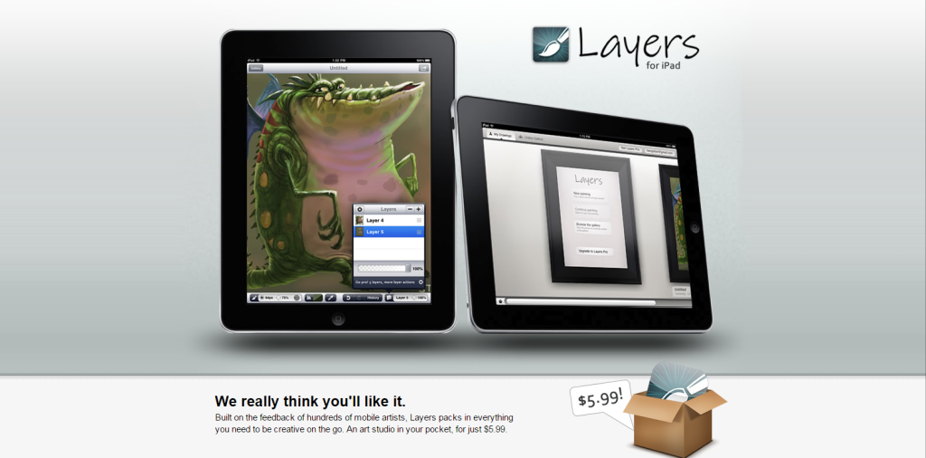 Layers for iPad