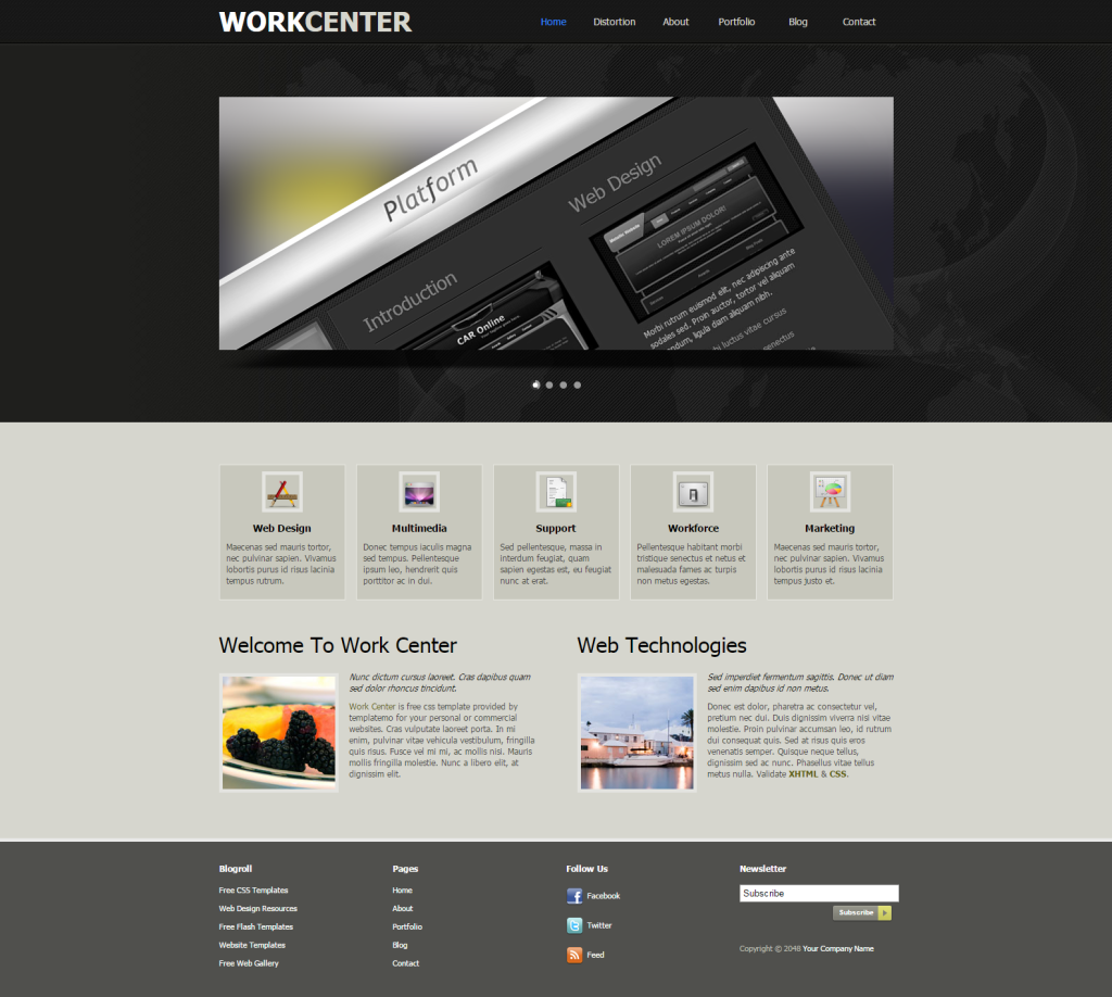 02. Work Center Theme