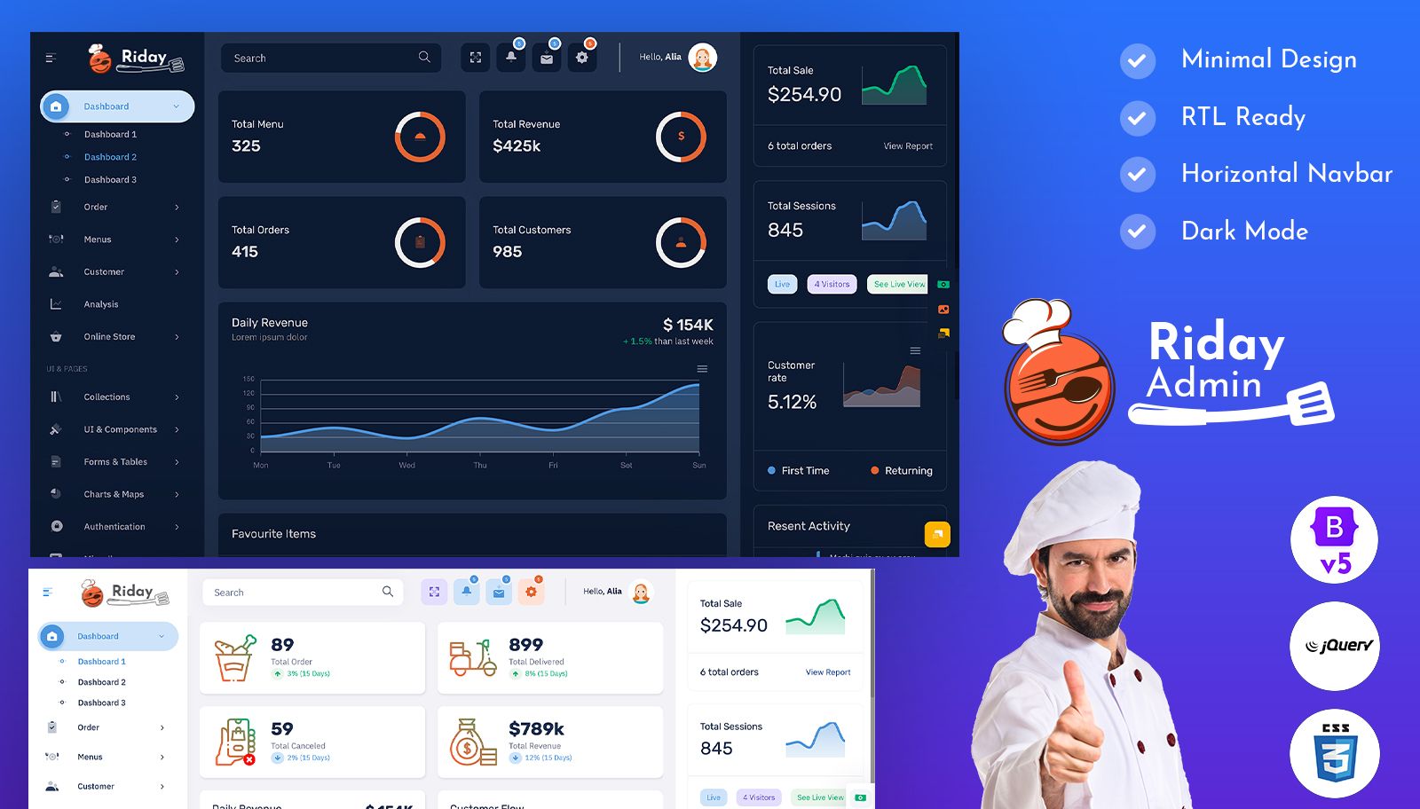 Bootstrap 5 Admin Template